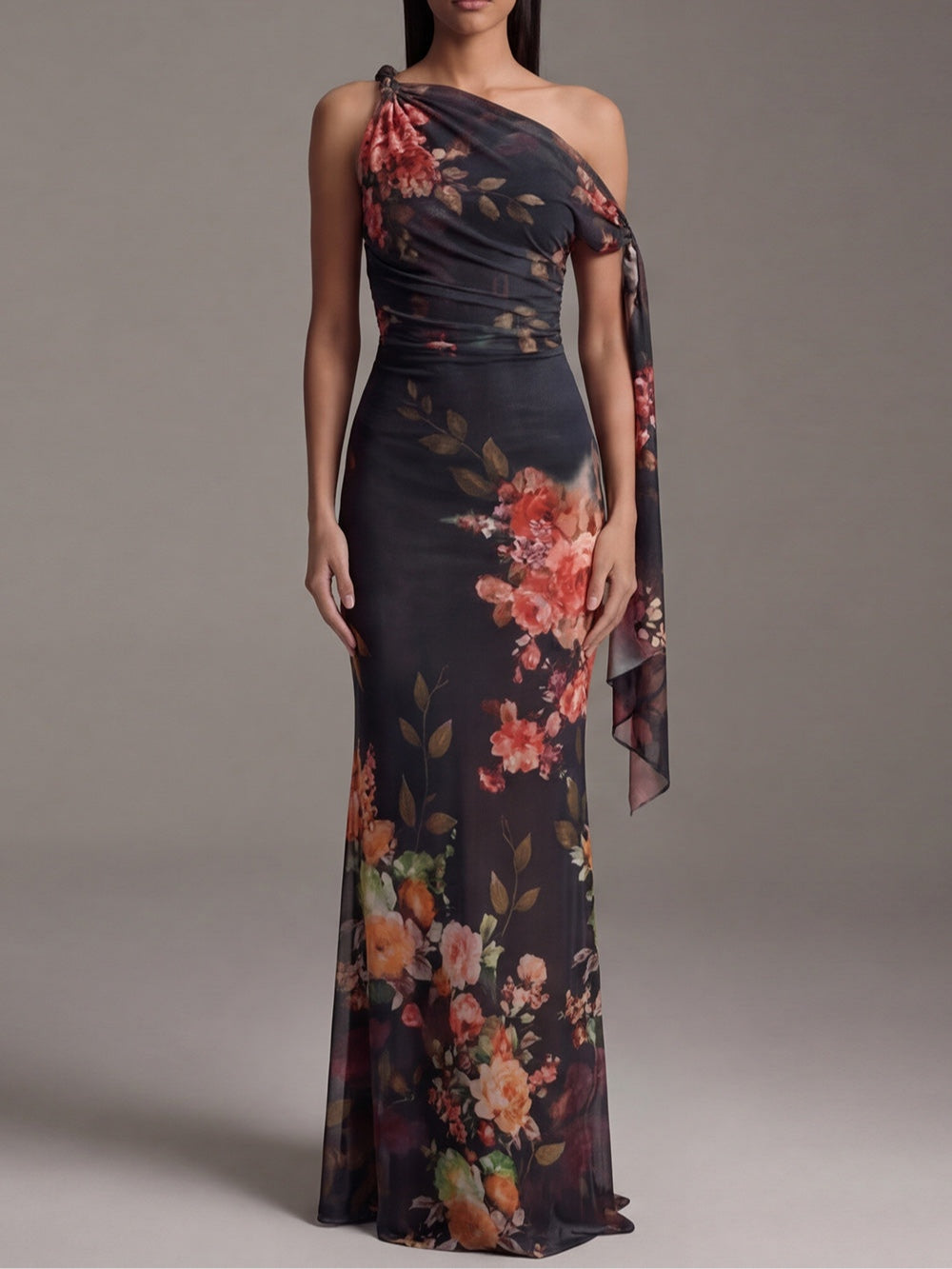 Solene | Vestido Plisado Asimétrico