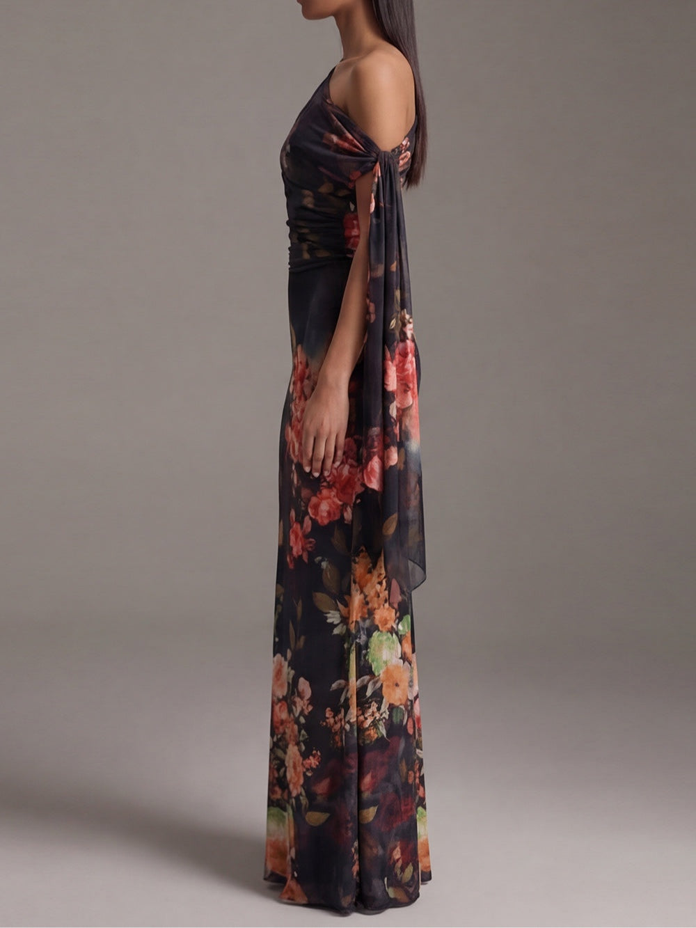 Solene | Vestido Plisado Asimétrico