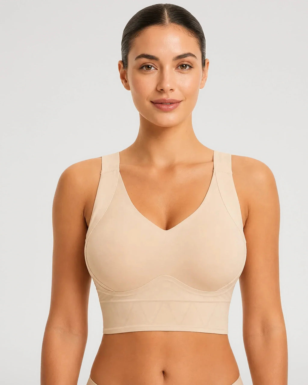 Sujetador Talla Grande de Cobertura Completa Push-Up Sin Aros - Aura Barcelona