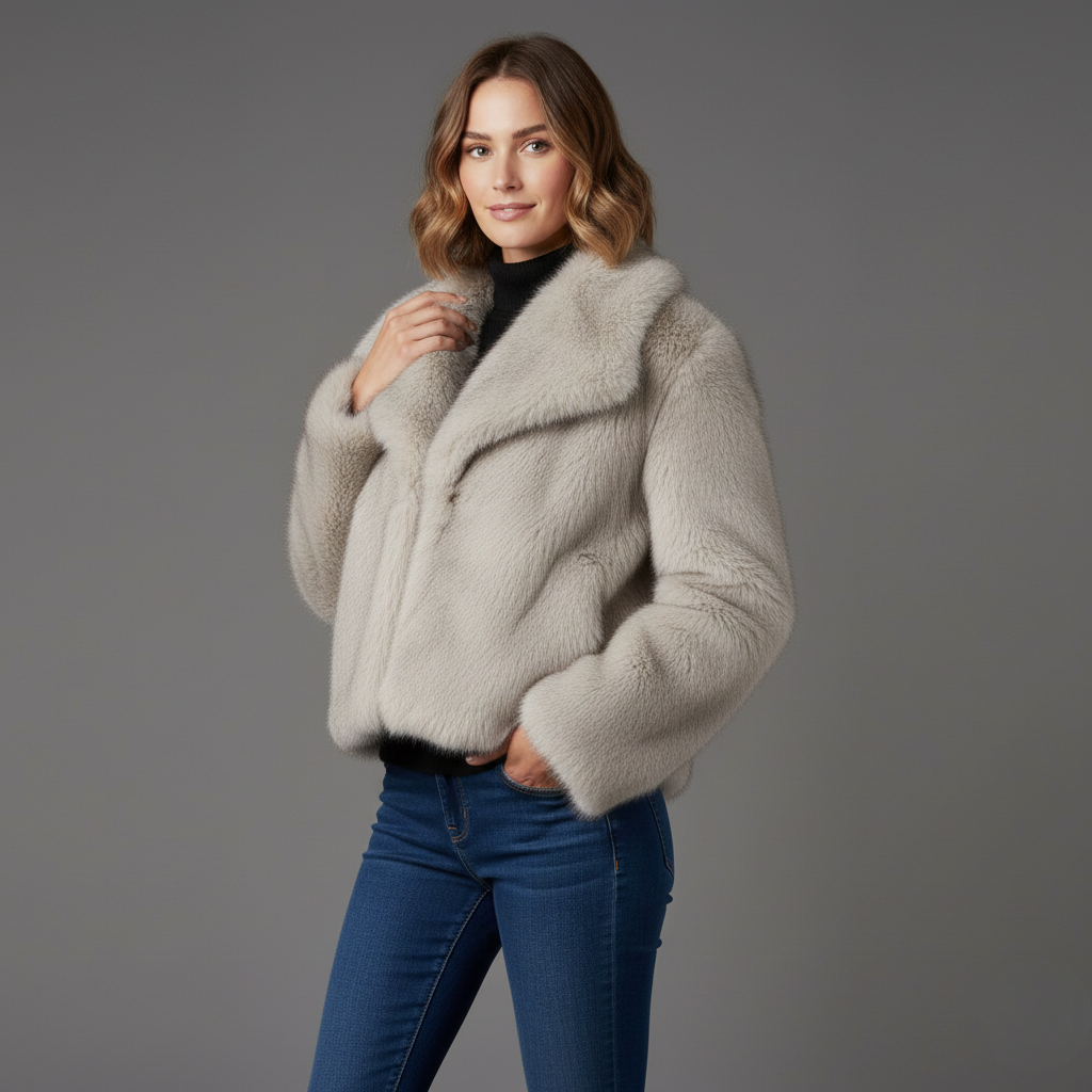 Aurora™ | Abrigo efecto peluche - Aura Barcelona - imagen 3