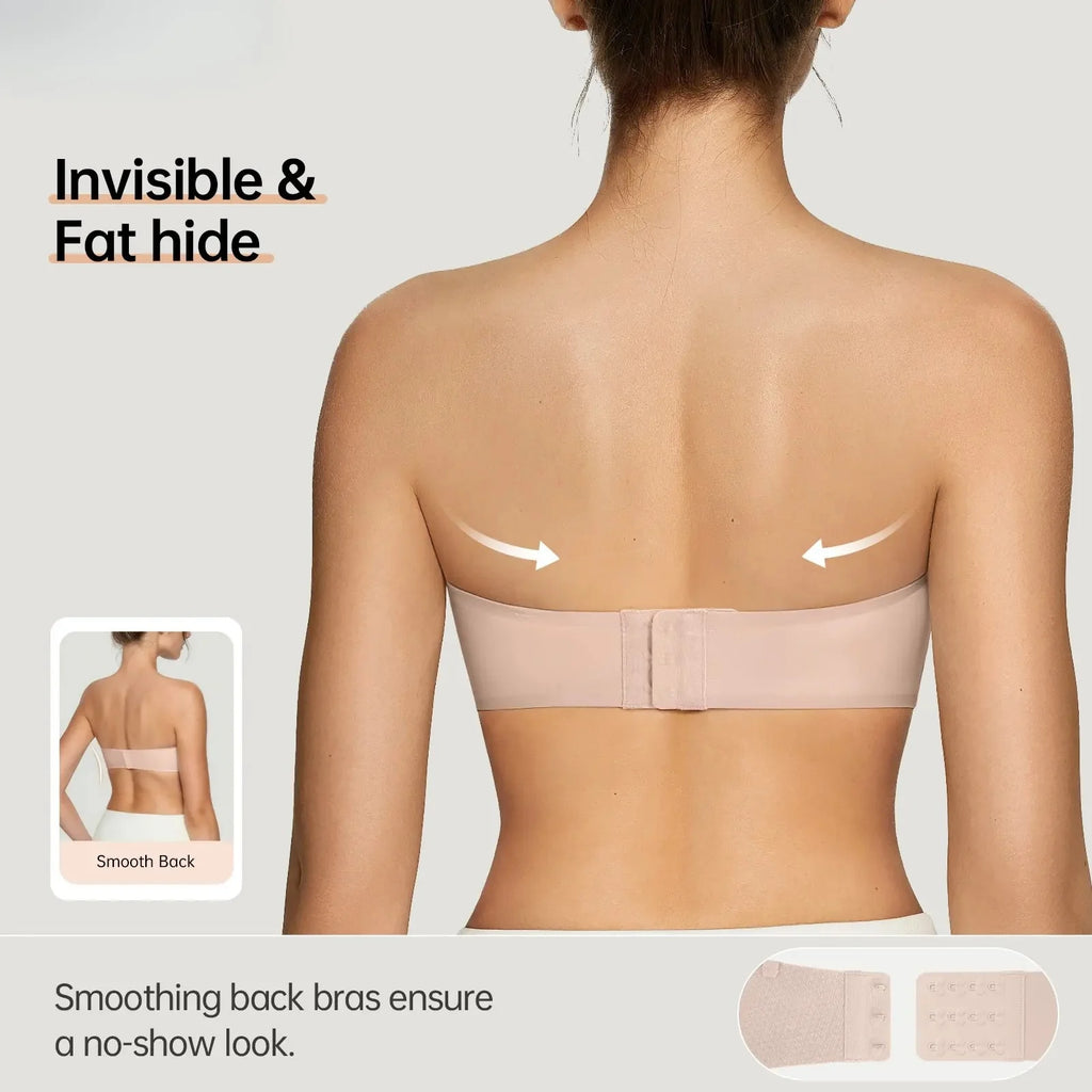 Sujetador Sin Tirantes Antideslizante Push-Up Sin Aros - Aura Barcelona