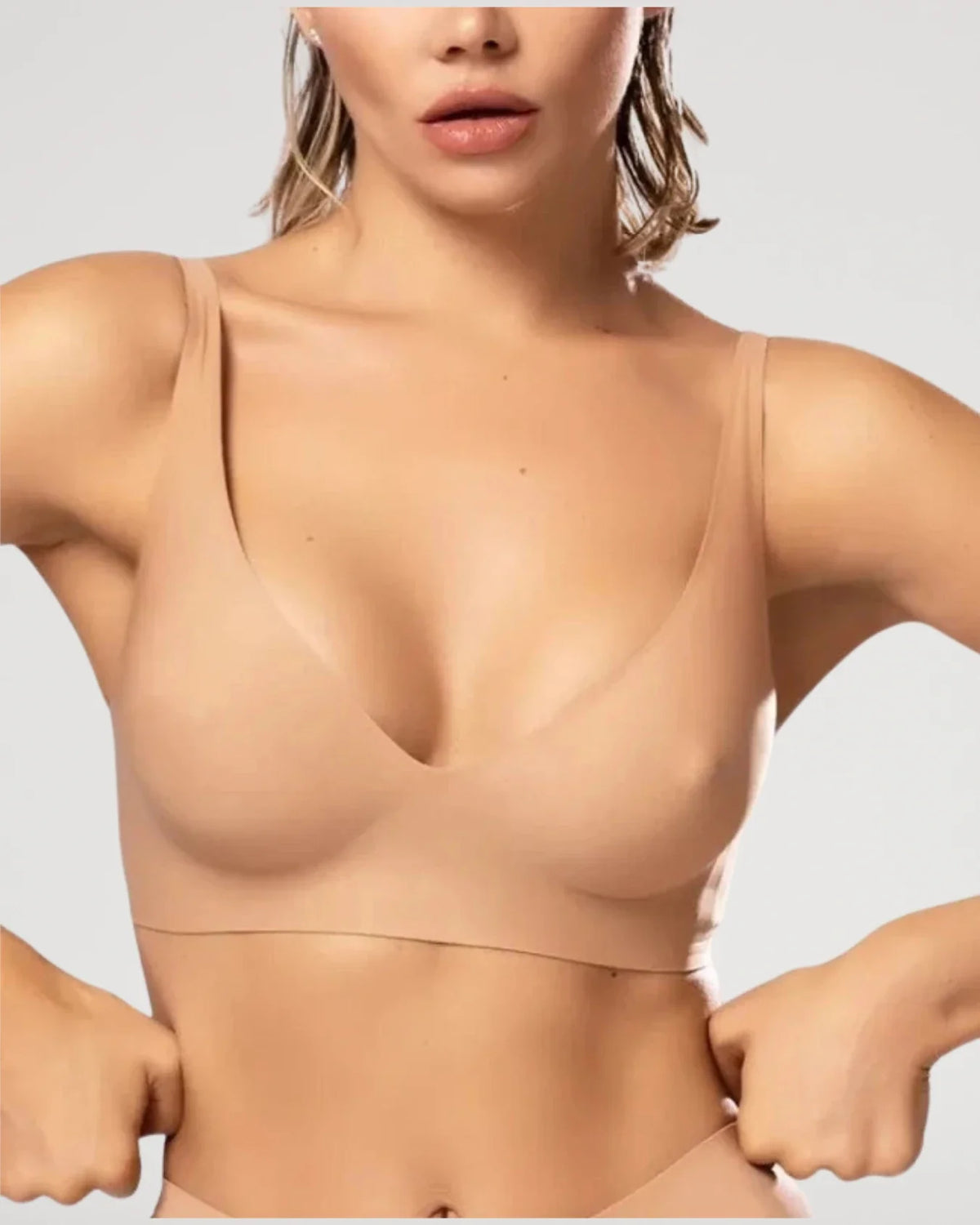 Sujetador Push-Up Sin Aros Efecto Gel con Contorno Natural - Aura Barcelona
