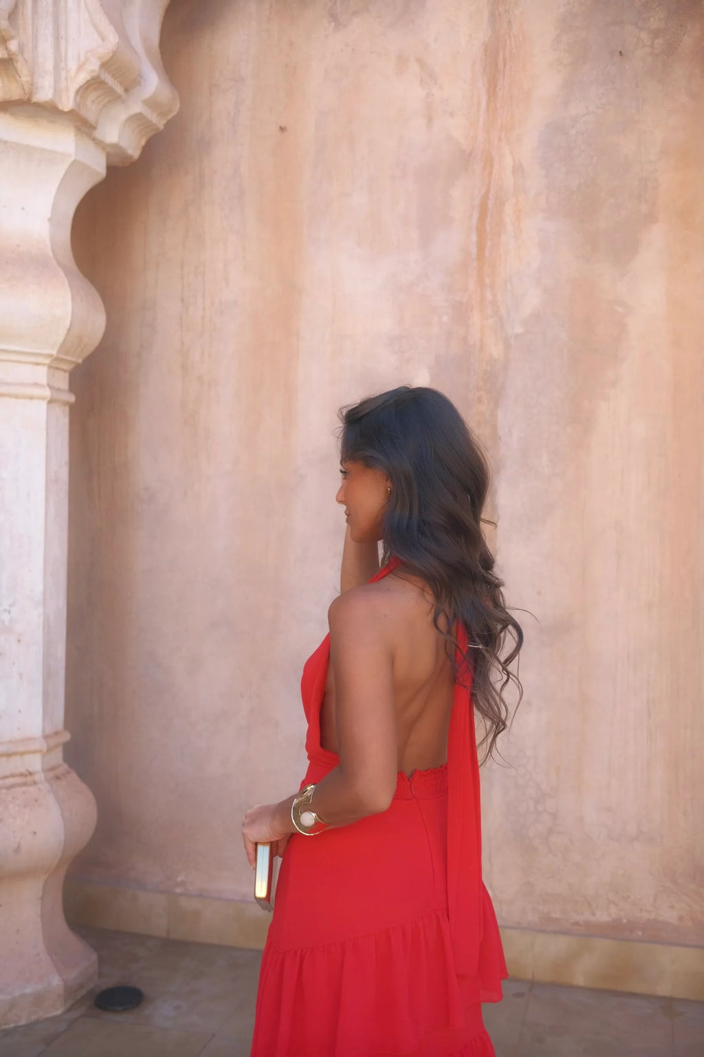 Vestido Manila en rojo