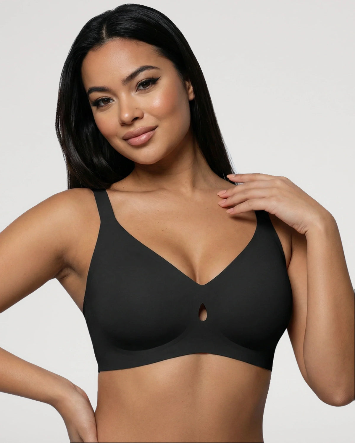 Sujetador Push-Up Escotado Sin Aros Efecto Gel - Aura Barcelona
