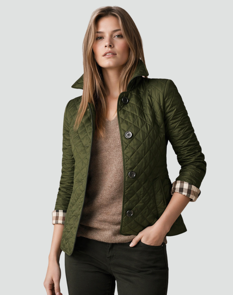 Chaqueta Acolchada de Entretiempo con Cuello y Botones - imagen 9