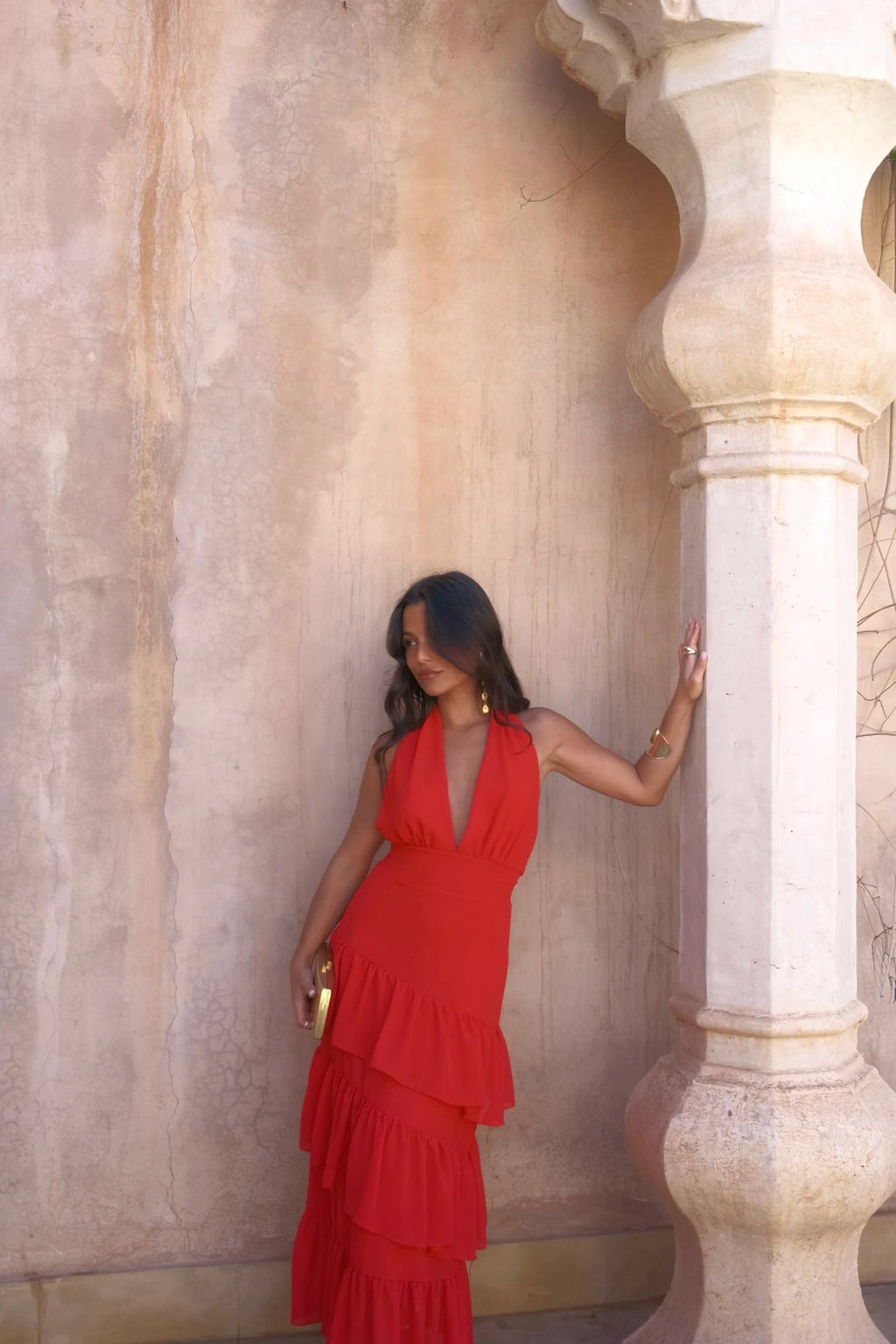 Vestido Manila en rojo