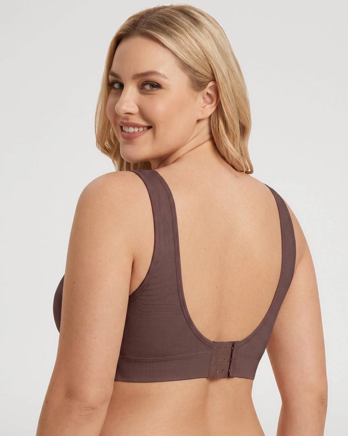 Sujetador Push-Up Sin Aros de Cobertura Completa con Espalda U - Aura Barcelona