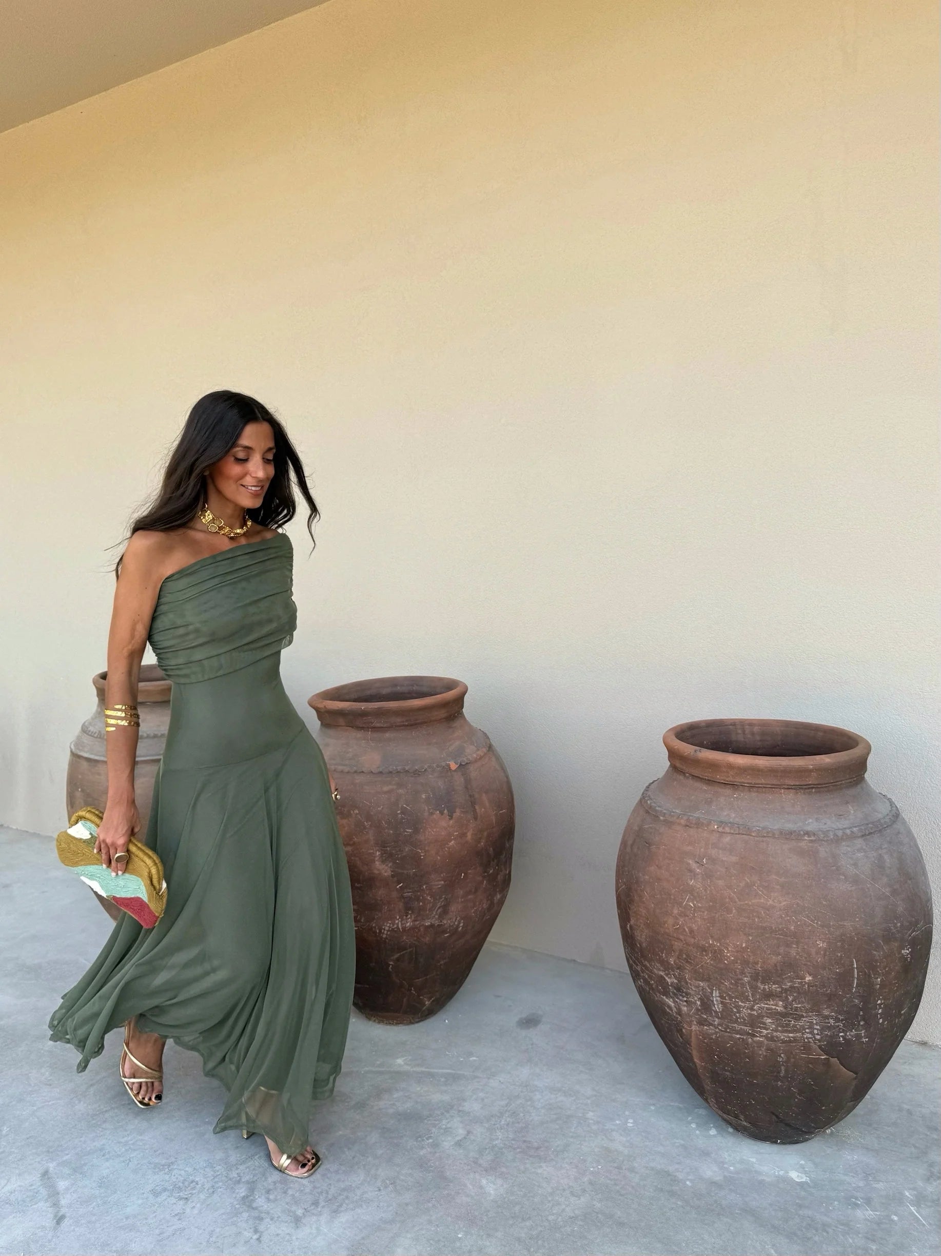 Vestido Toledo en Verde