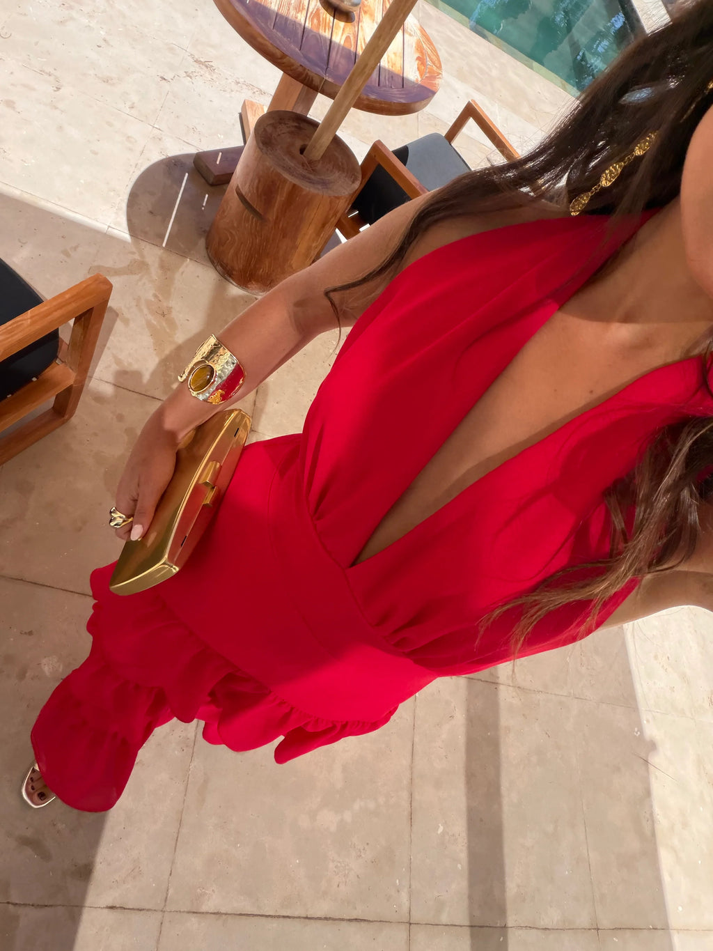 Vestido Manila en rojo