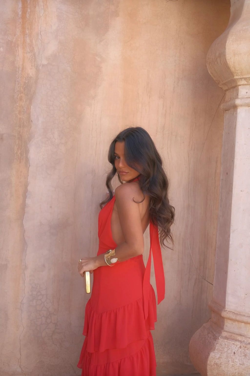 Vestido Manila en rojo
