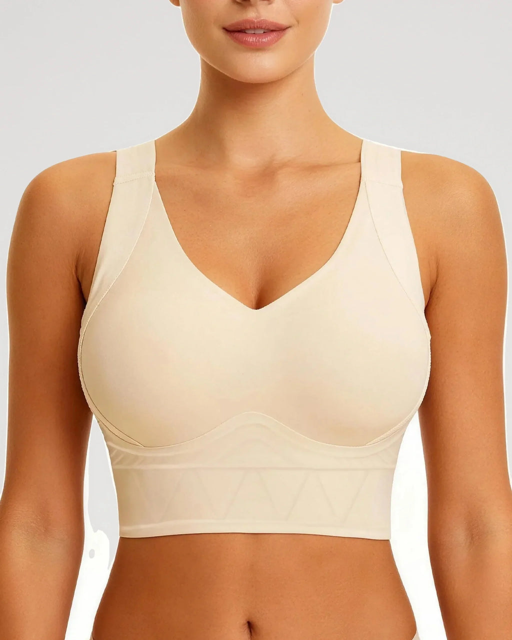 Sujetador Talla Grande de Cobertura Completa Push-Up Sin Aros - Aura Barcelona