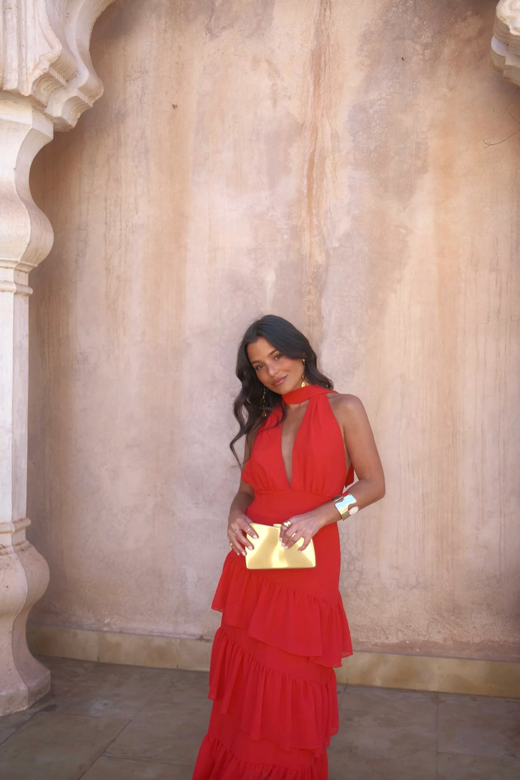 Vestido Manila en rojo