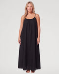 Vestido Maxi Fluido de Tirantes con Espalda Abierta - Aura Barcelona