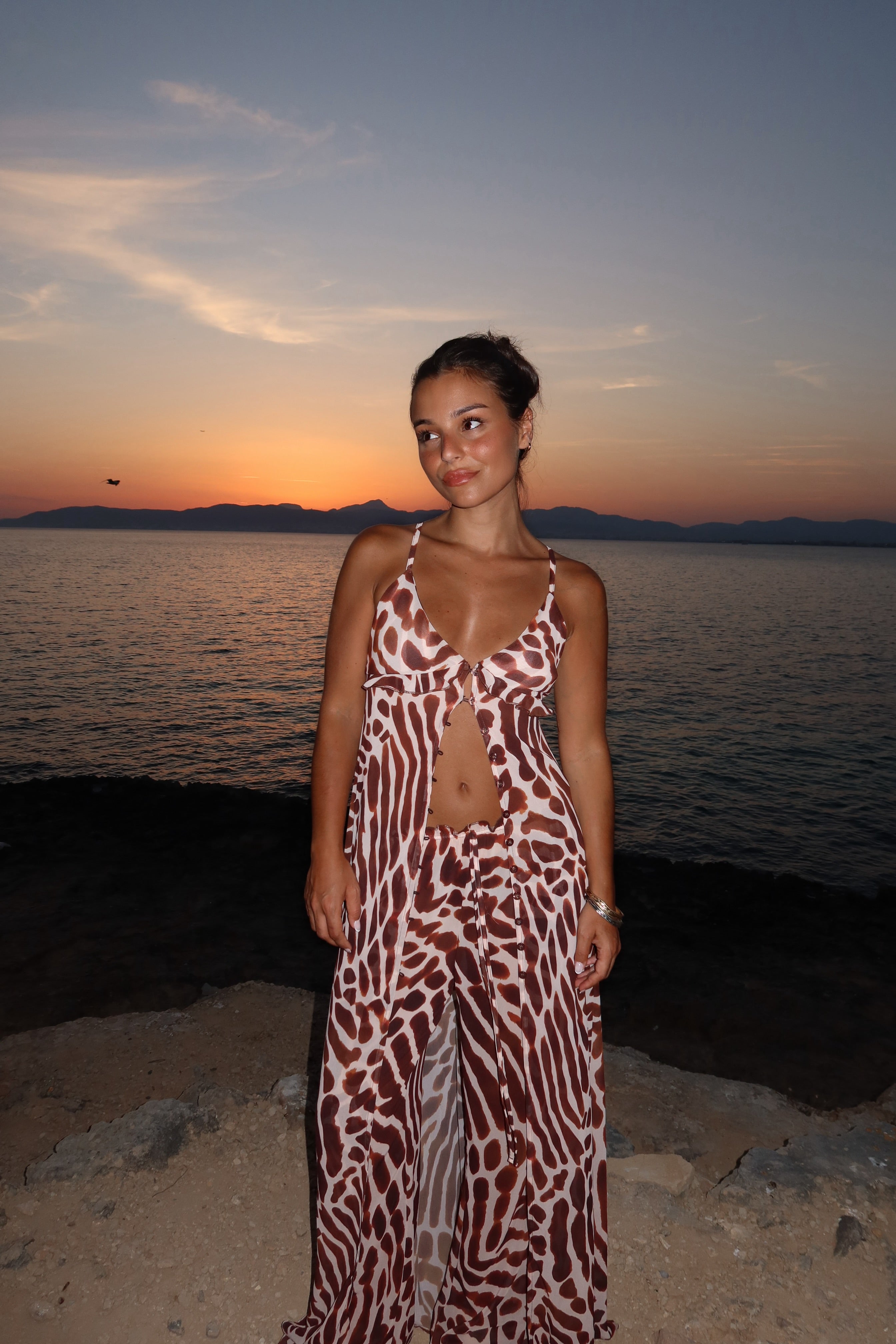 Top Estampado de Jirafa