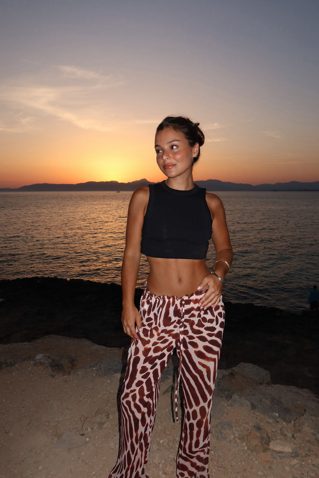 Pantalón Estampado Jirafa