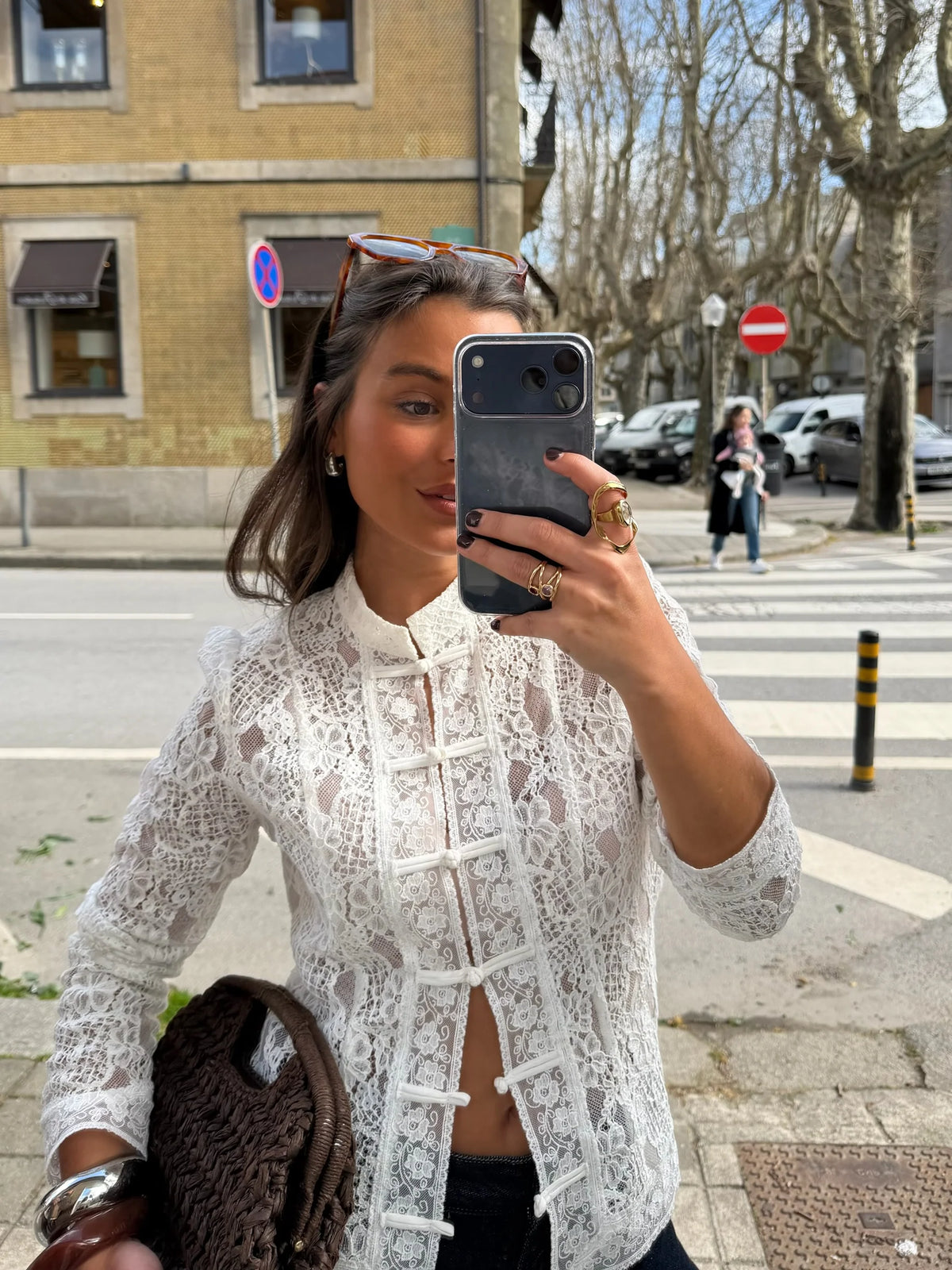 Top Alessia Encaje Marfil™