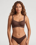 Conjunto Bralette Sin Costuras de Escote Cuadrado + Braguita - Aura Barcelona