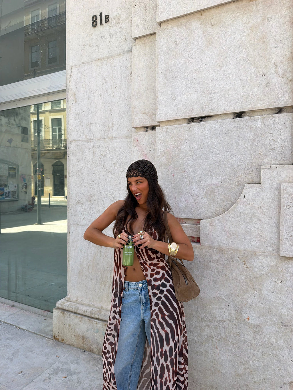 Top Estampado de Jirafa