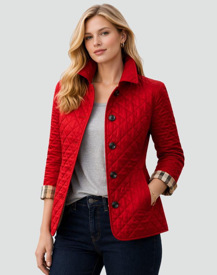 Chaqueta Acolchada de Entretiempo con Cuello y Botones - imagen 6