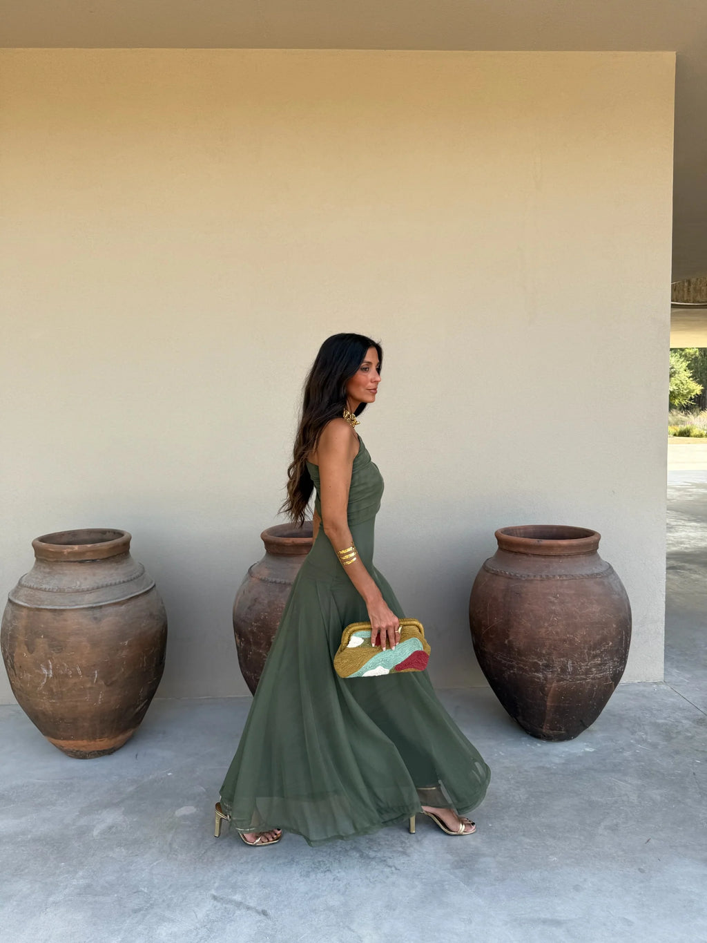 Vestido Toledo en Verde