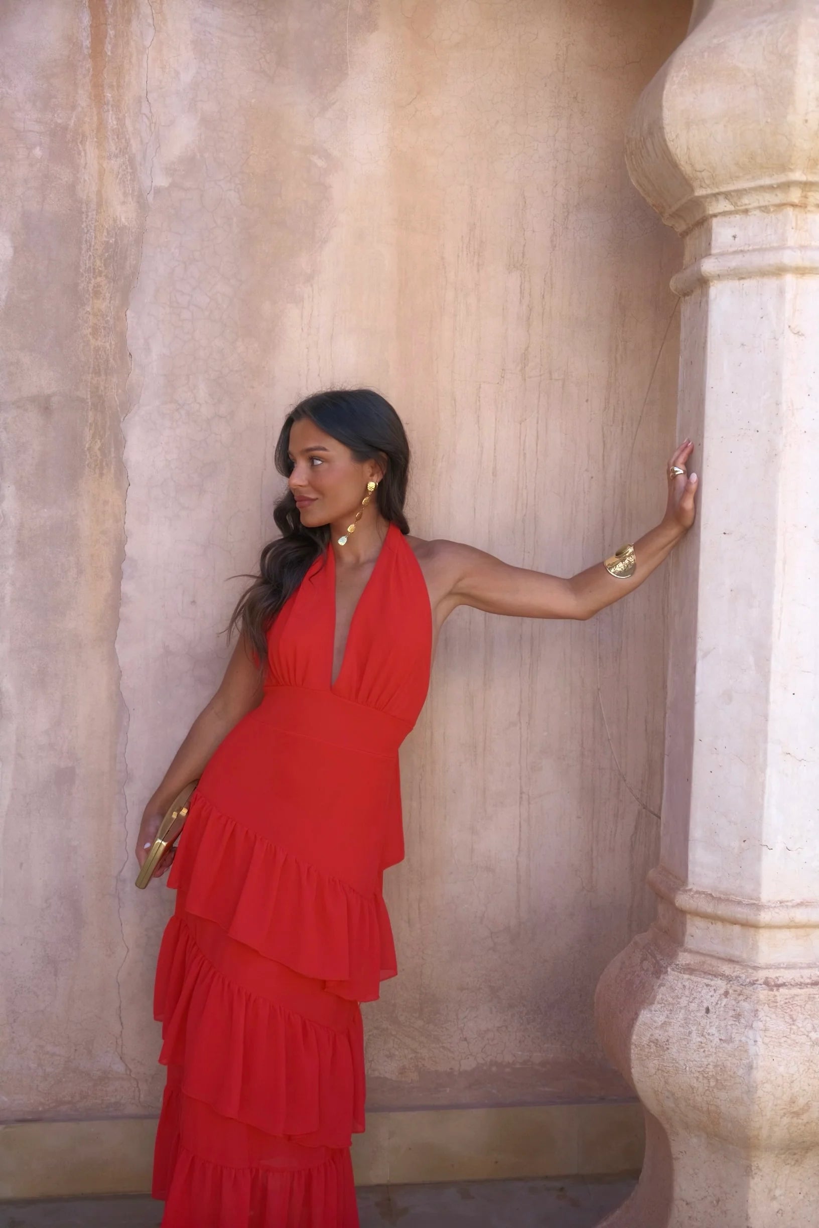 Vestido Manila en rojo