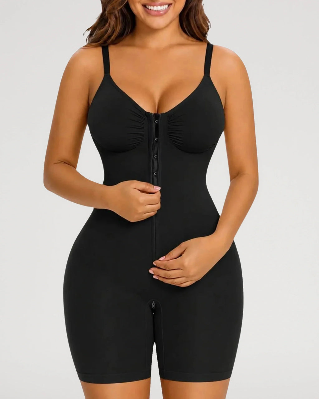 Body Moldeador Sin Costuras con Cremallera Frontal - Aura Barcelona