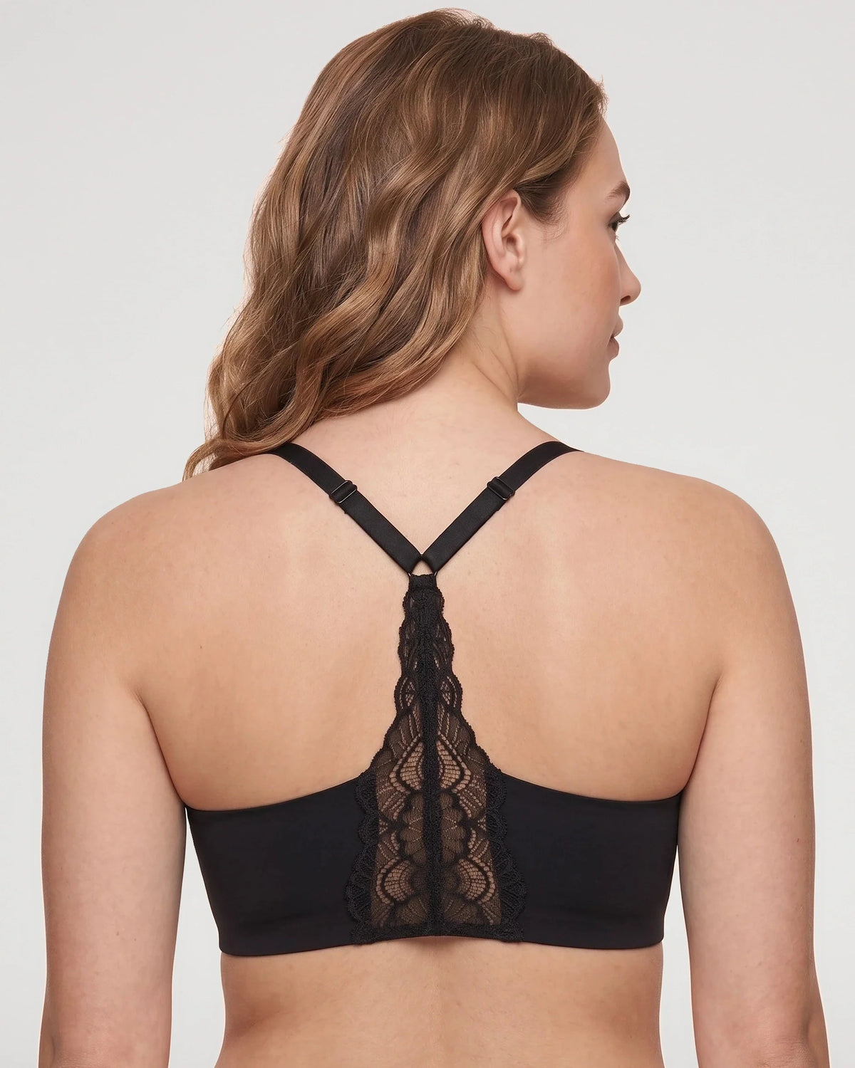 Bralette de Encaje con Escote V y Espalda Nadadora - Aura Barcelona