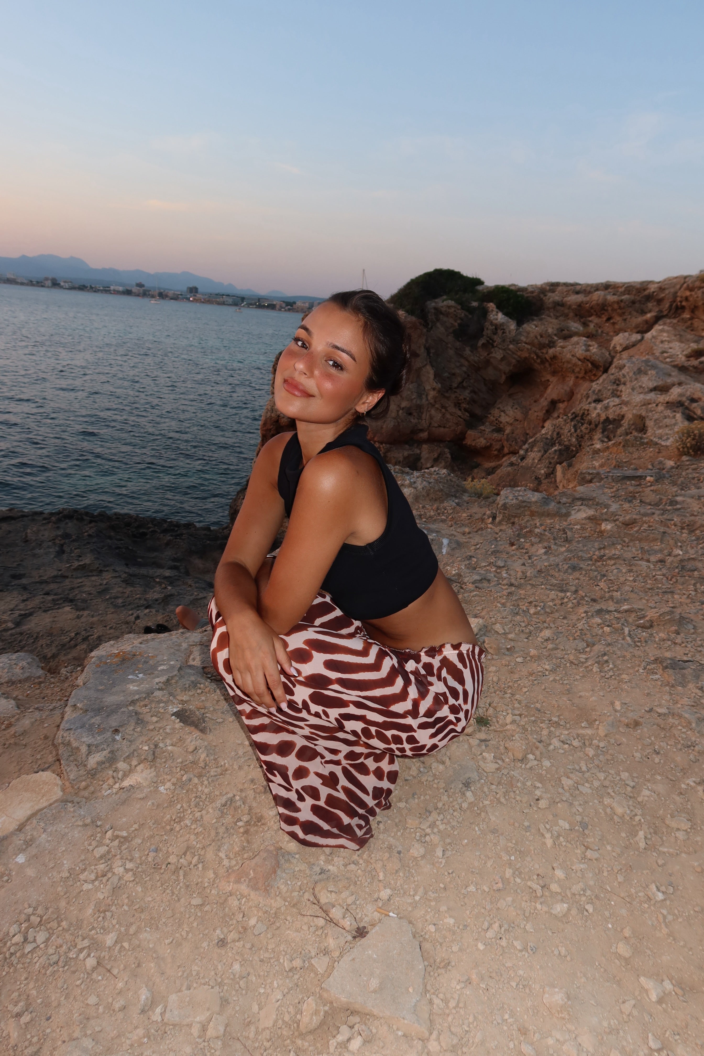 Pantalón Estampado Jirafa