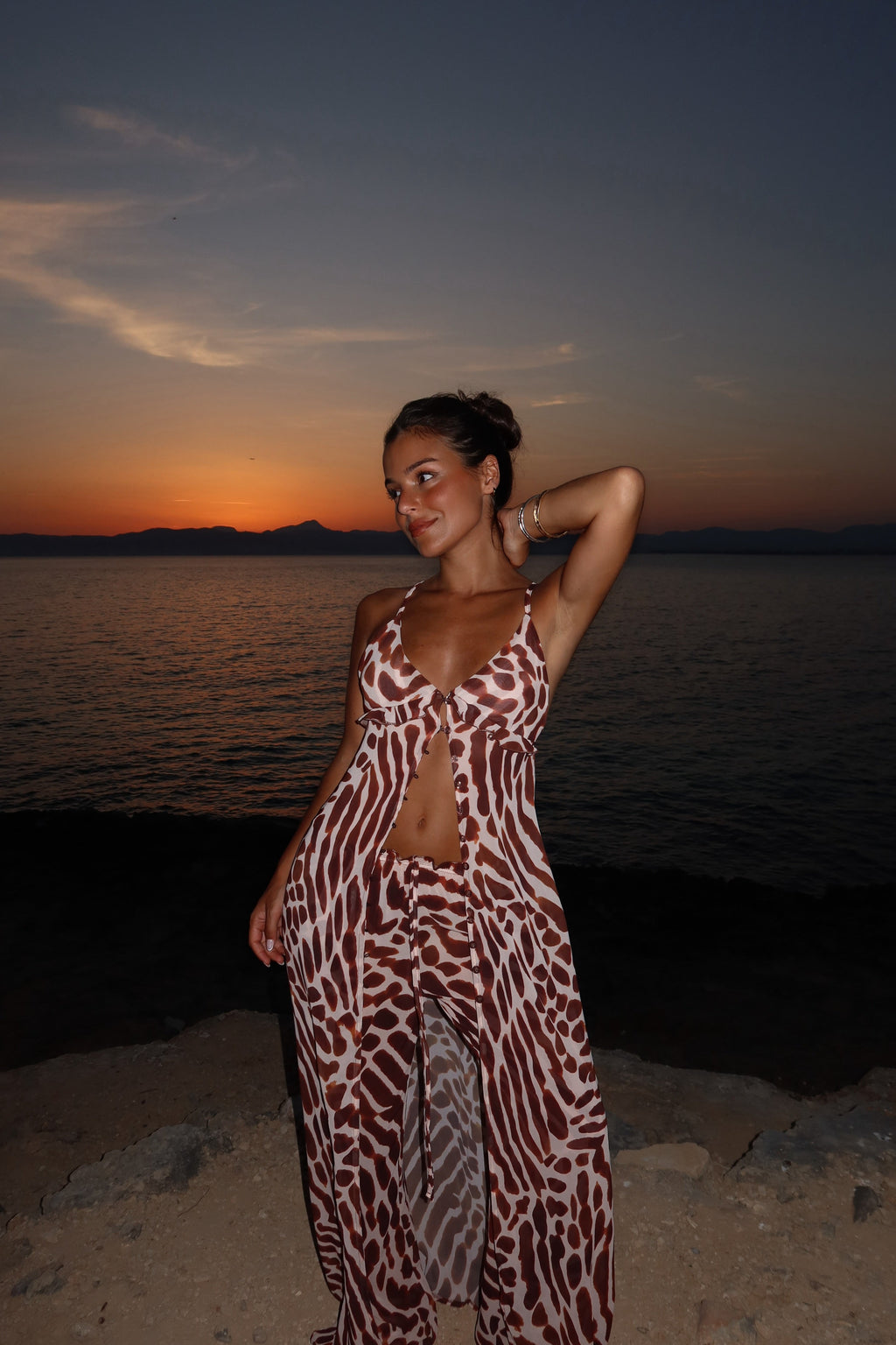 Top Estampado de Jirafa