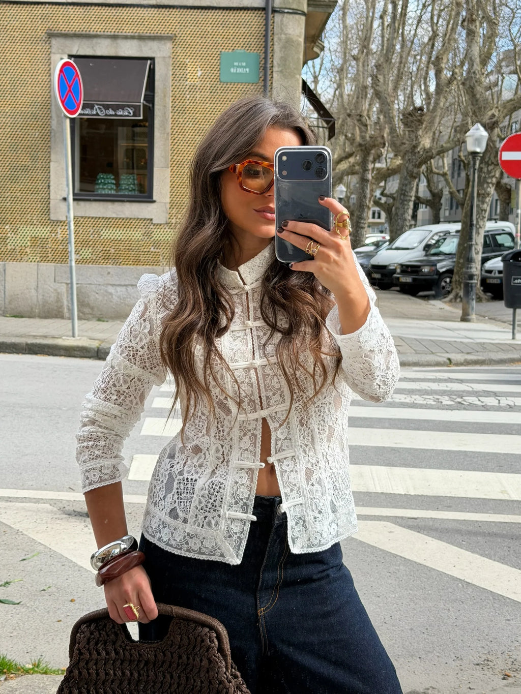 Top Alessia Encaje Marfil™