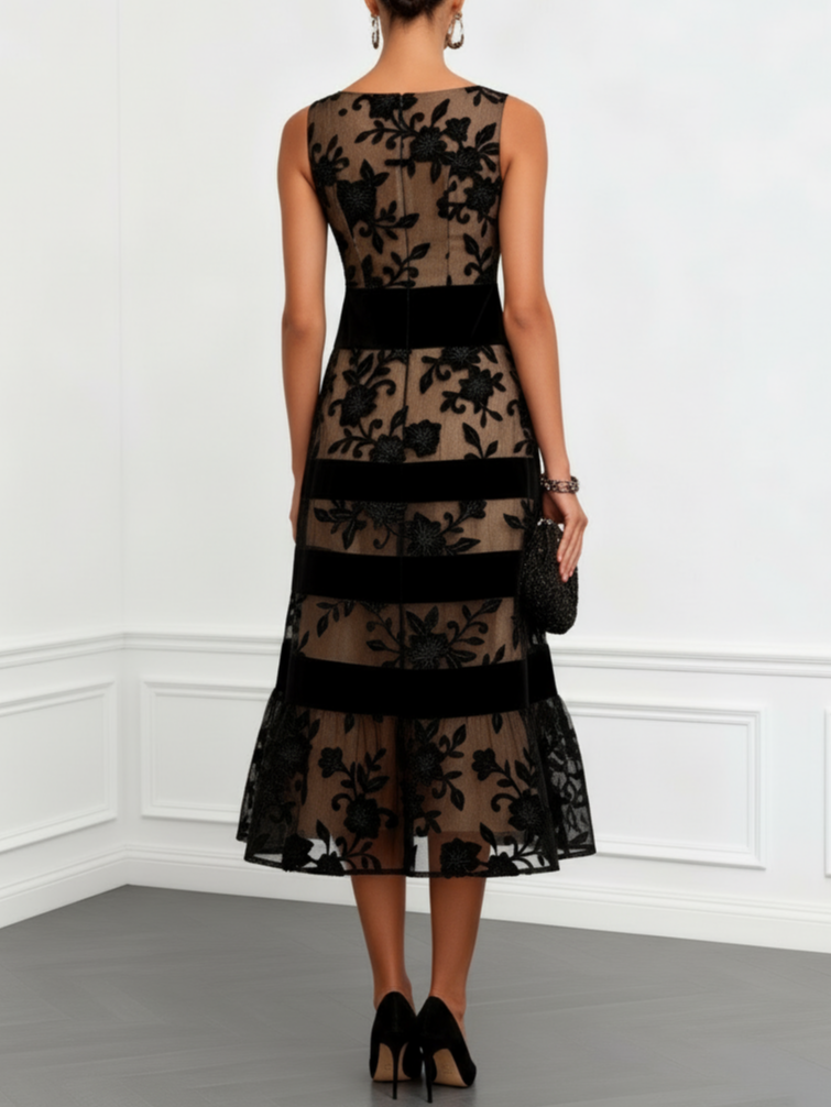 Noor | Vestido de Malla Floral