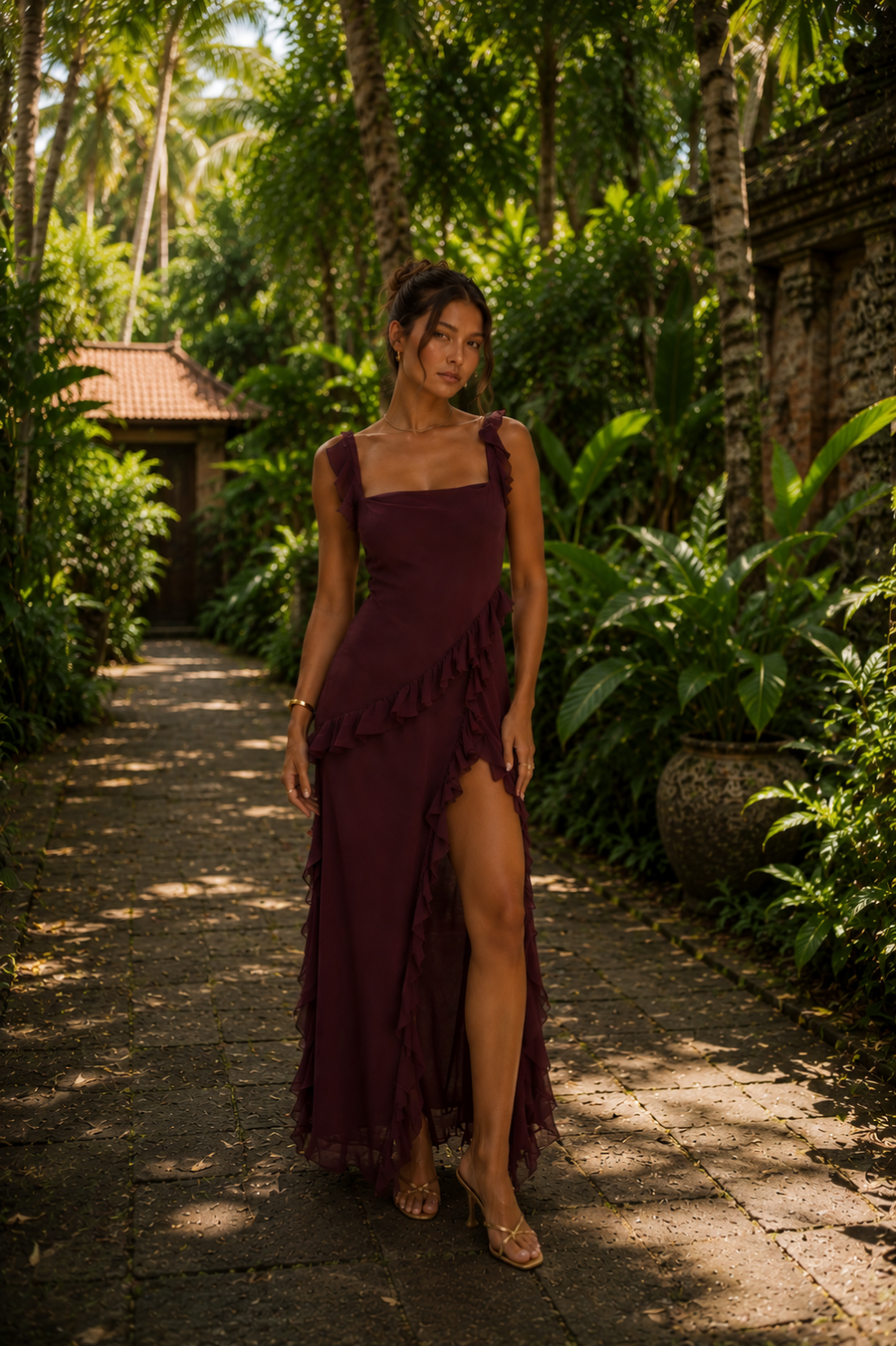 Luz | Vestido Deslumbrante con Volantes