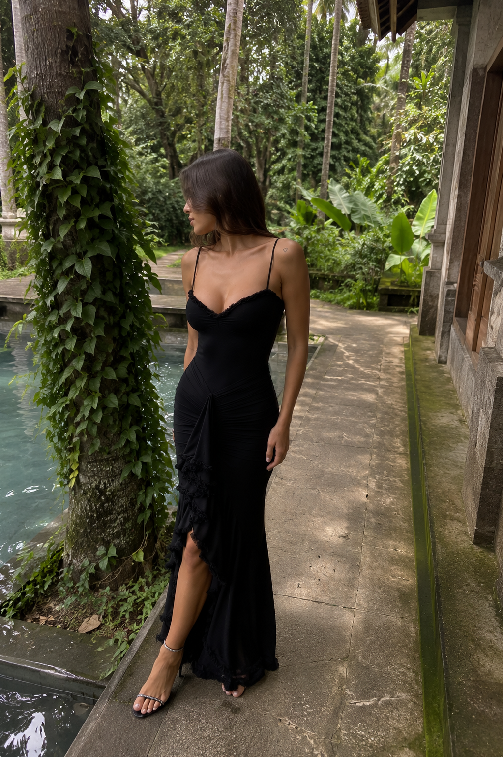 EDITH | Vestido Largo de Tirantes