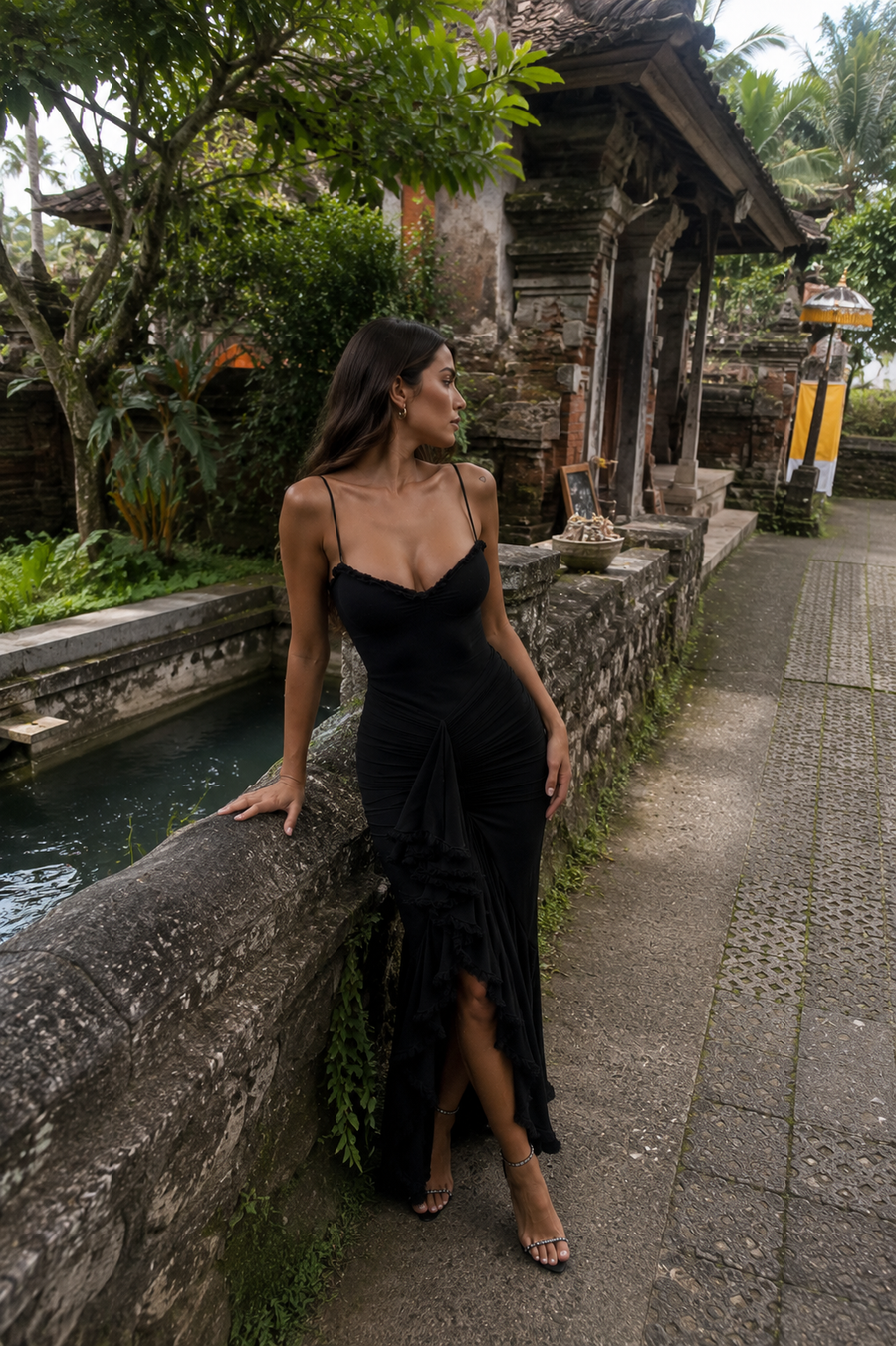 EDITH | Vestido Largo de Tirantes