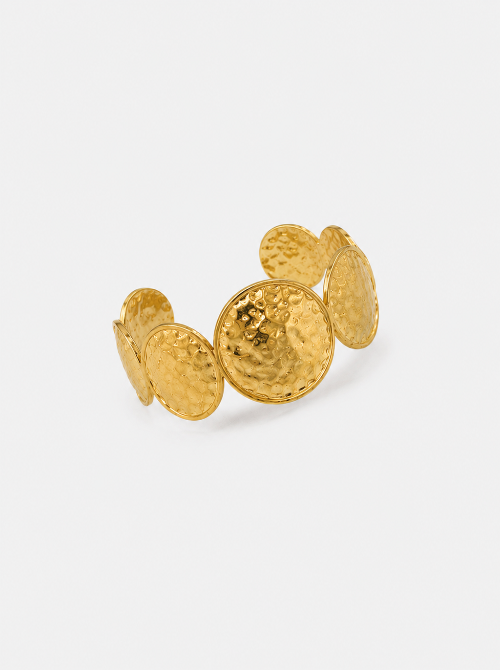 Brazalete medallas dorado