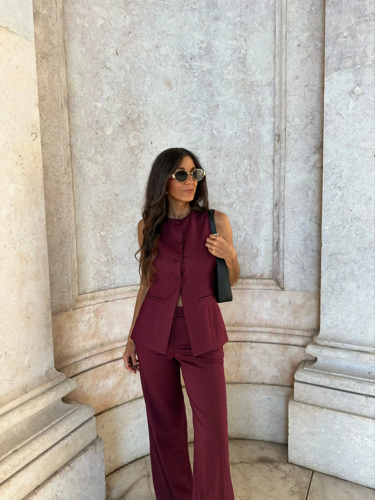 Pantalón Eva Burdeos™