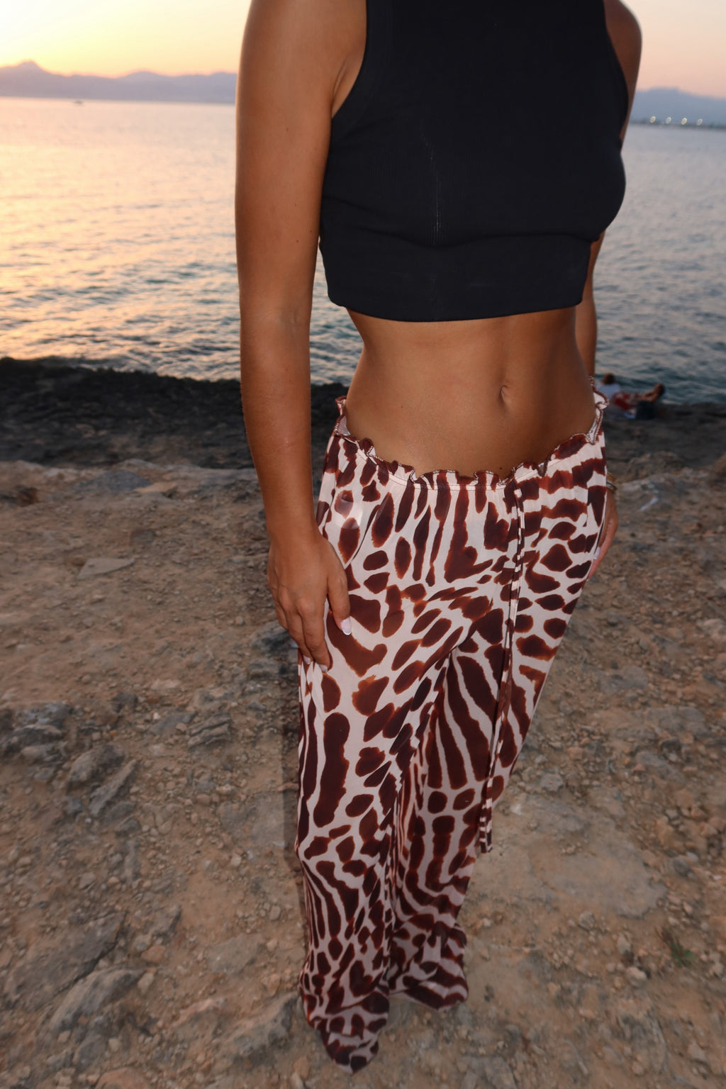 Pantalón Estampado Jirafa