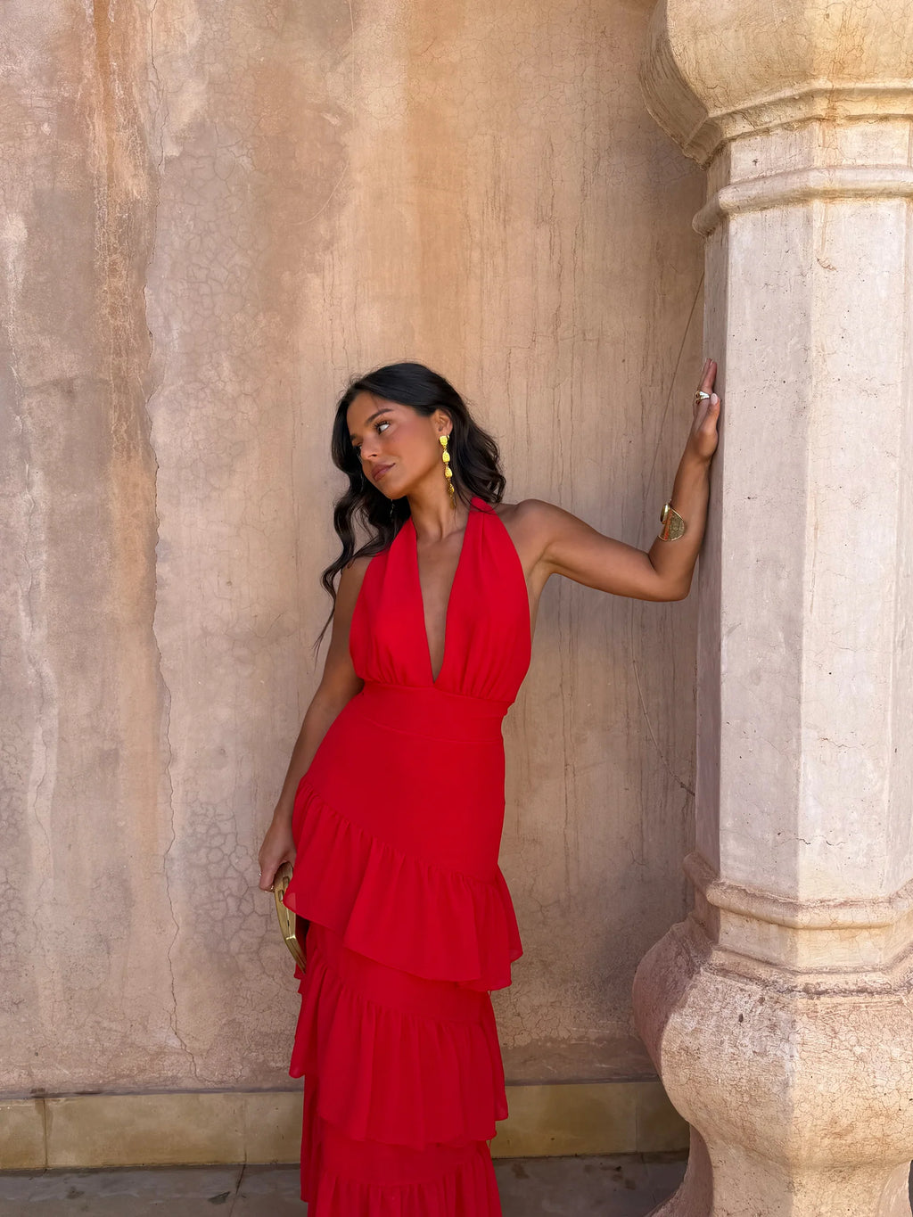 Vestido Manila en rojo