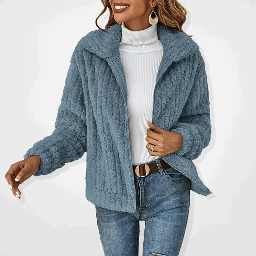Chaqueta Polar de Mujer con Forro Cálido y Cremallera - imagen 2