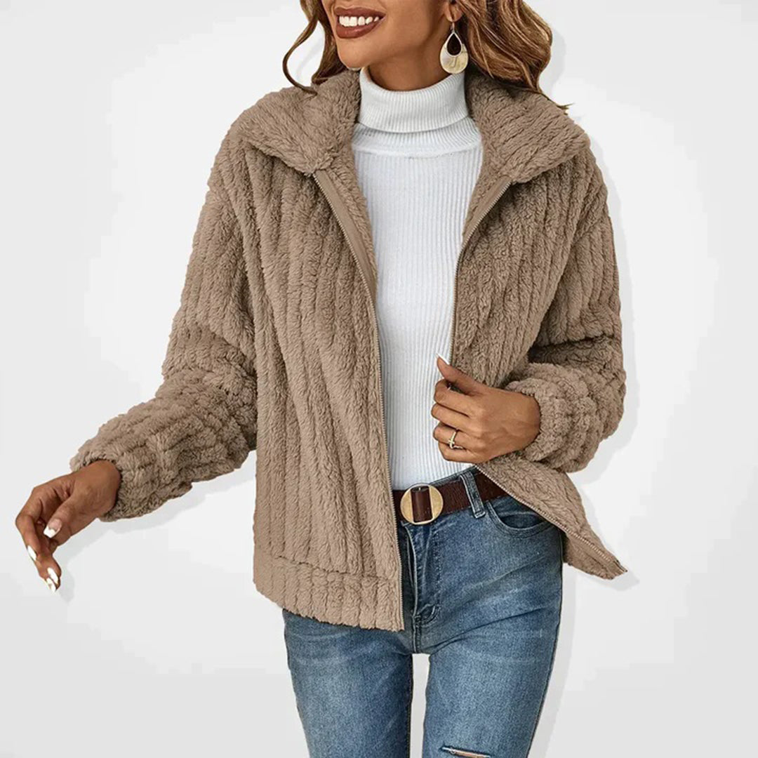 Chaqueta Polar de Mujer con Forro Cálido y Cremallera - imagen 3