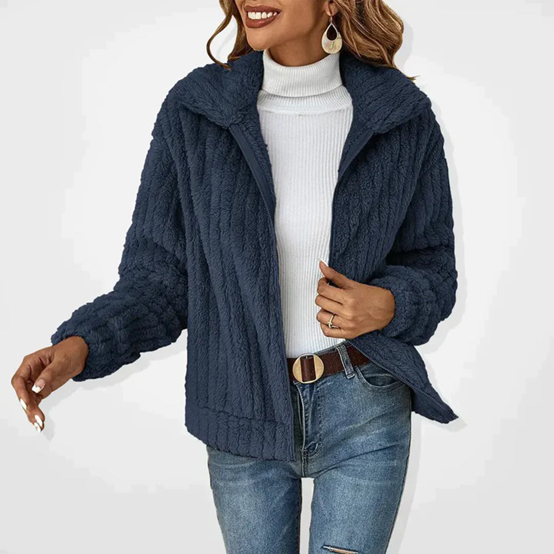 Chaqueta Polar de Mujer con Forro Cálido y Cremallera - imagen 4