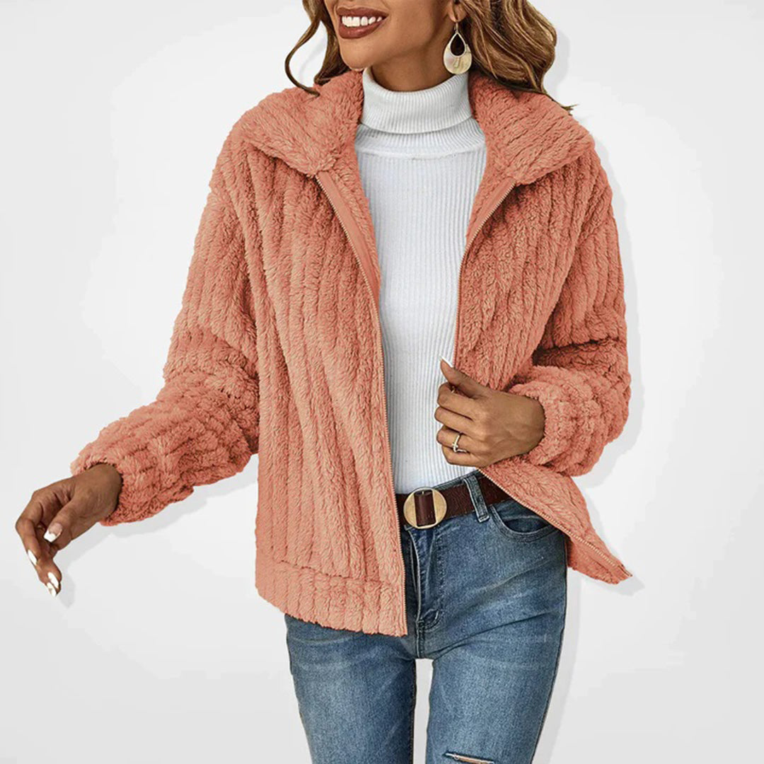 Chaqueta Polar de Mujer con Forro Cálido y Cremallera - imagen 5