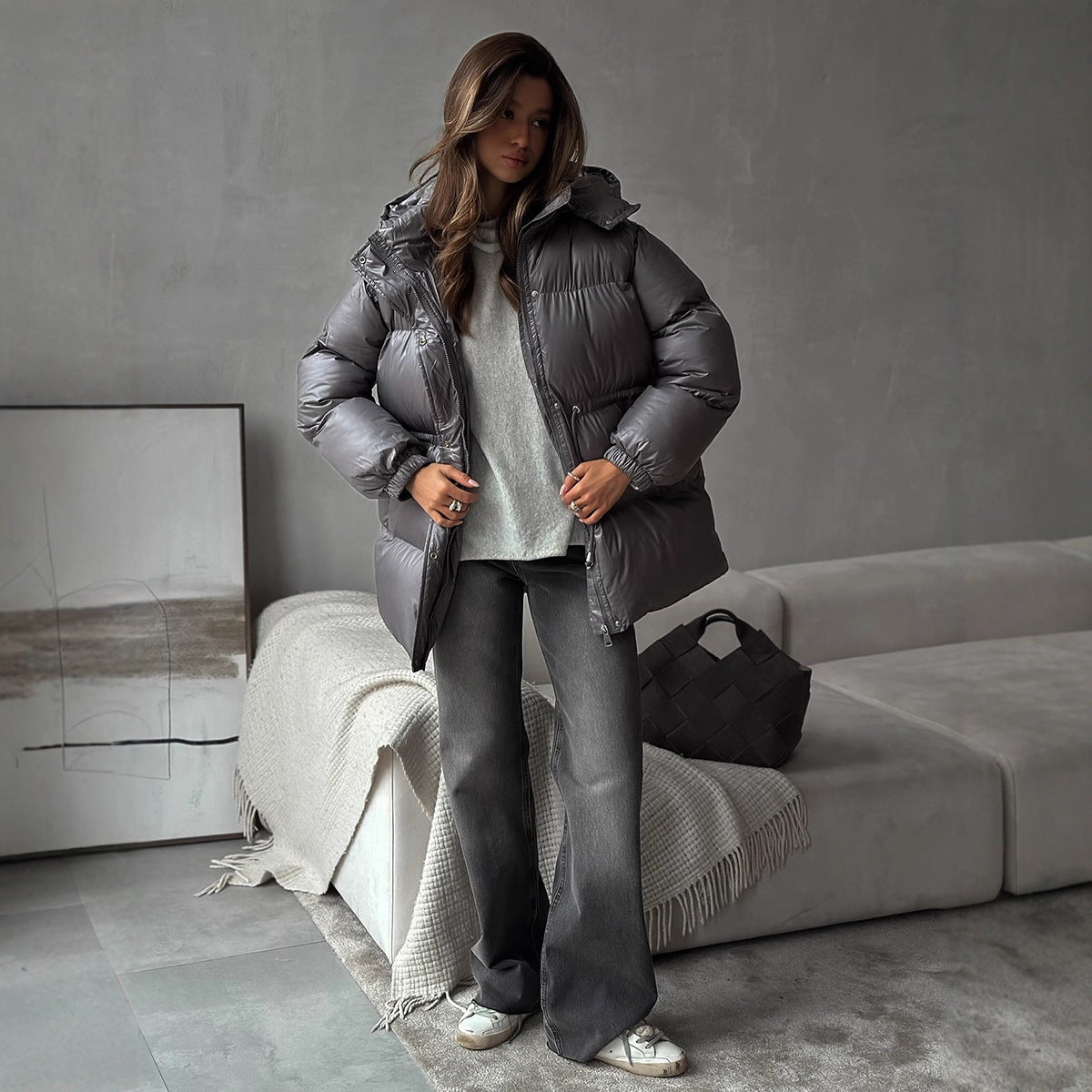 Consuelo™ | Abrigo acolchado con cinturón - Aura Barcelona - imagen 14