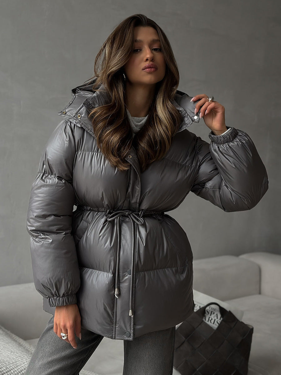 Consuelo™ | Abrigo acolchado con cinturón - Aura Barcelona - imagen 13
