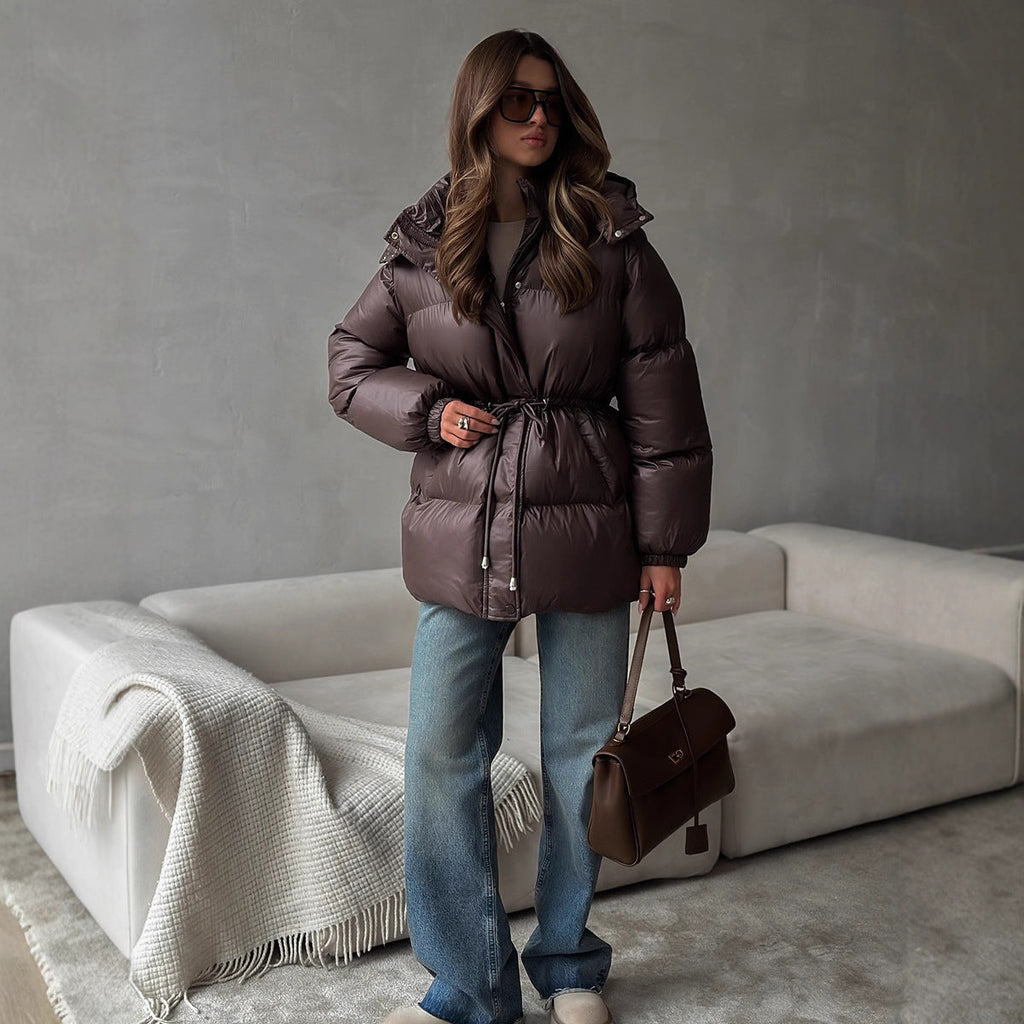 Consuelo™ | Abrigo acolchado con cinturón - Aura Barcelona - imagen 22