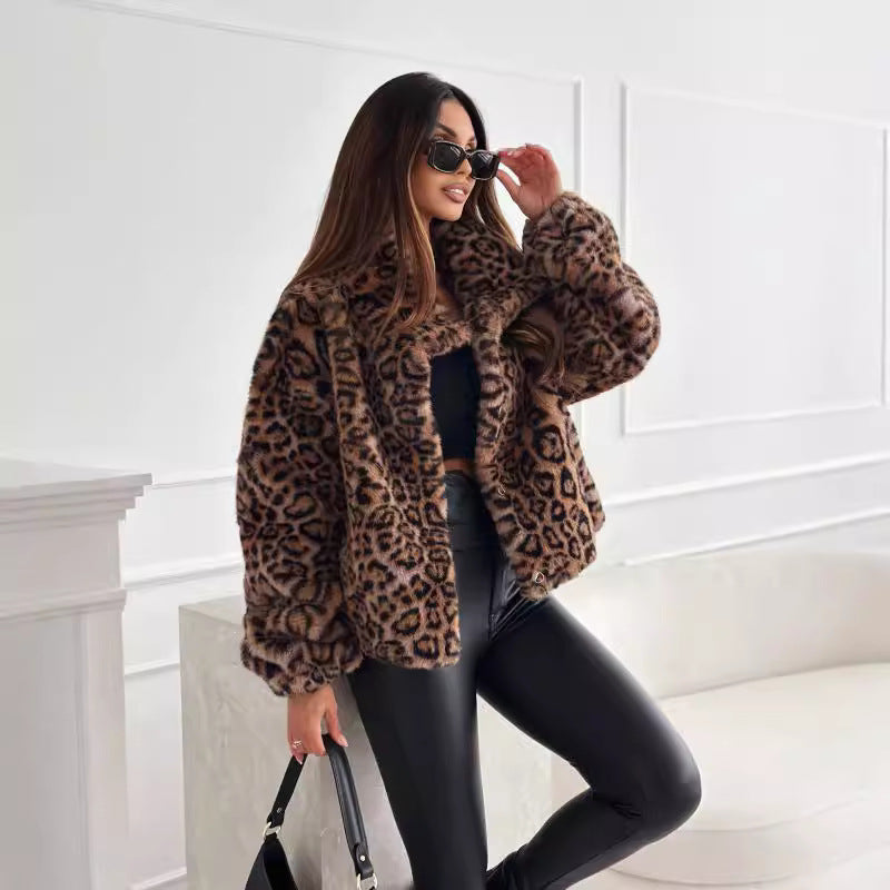 Leonor™ | Abrigo estampado leopardo - Aura Barcelona - imagen 4