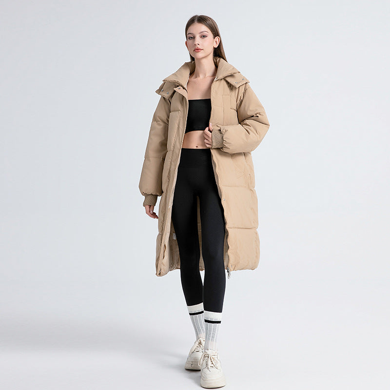 Gabriela™ | Abrigo largo acolchado con capucha - Aura Barcelona - imagen 7