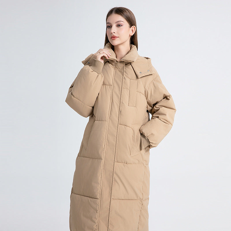 Gabriela™ | Abrigo largo acolchado con capucha - Aura Barcelona - imagen 4