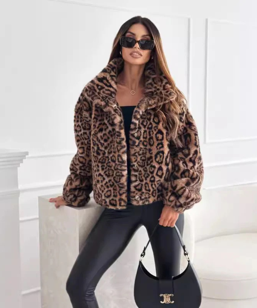 Leonor™ | Abrigo estampado leopardo - Aura Barcelona - imagen 2