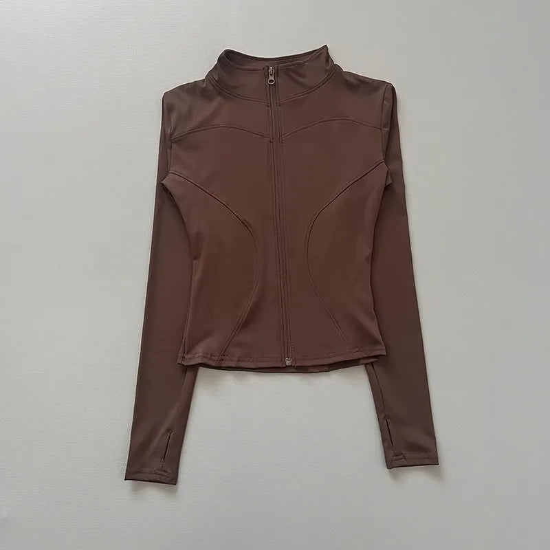 Chaqueta Deportiva Entallada para Mujer | Cortavientos Ligero de Secado Rápido